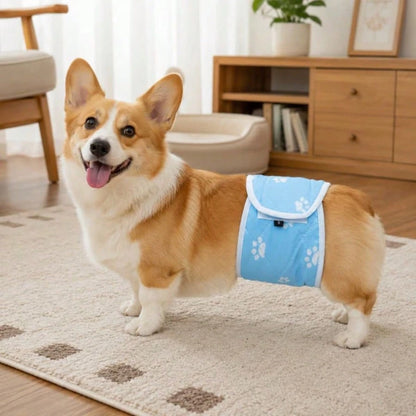 Male Dog Polite Washable Anti-Leak Diaper Shorts For Bichon Small Dogs, Leak-Proof Dog Sanitary Pants