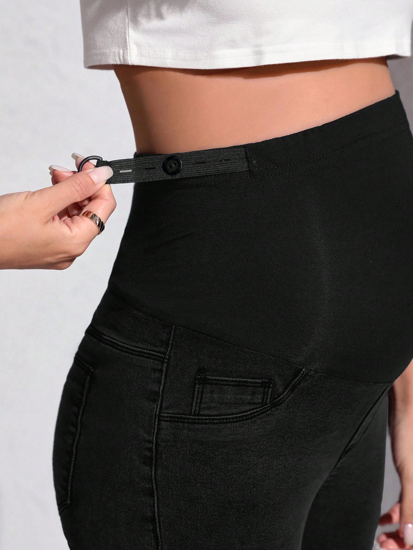 Maternity Wideband Waist Skinny Jeans