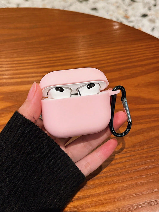 Matte Pink Earbud Case Compatible With Apple, Bluetooth Headphones Protection Case Compatible With Earbud Case, Headphones, Earbud Pro 3 Case, Earbud Pro (2nd Generation), Earbud 3, Earbud Pro, Earbu