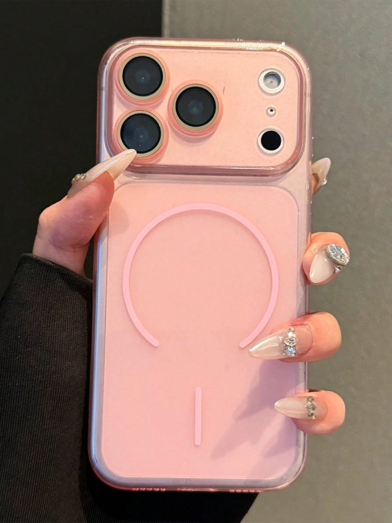 Matte Semi-Transparent Magnetic Phone Case, Suitable For IPhone 17 Pro Max, 15, 17, 16 Pro, 16, 12, 13, 15 Pro Max, 14, 15, 16 Plus, 17 Air, Minimalist Design, Anti-Fall And Shock-Absorbing Soft Case