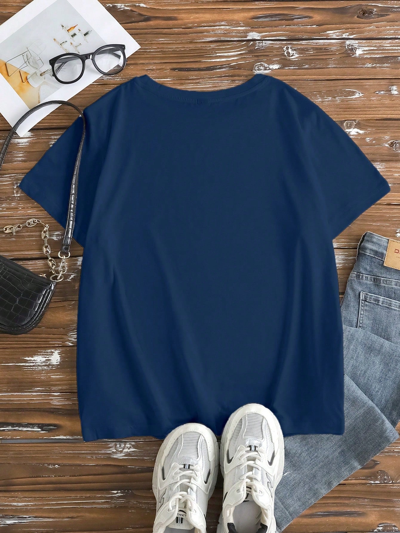 Maweii Plus Size Women's Pray Letter Print Round Neck Short Sleeve T-Shirt, 'Pray On It Pray Over It Pray Through It' Graphic Tees Women Tops