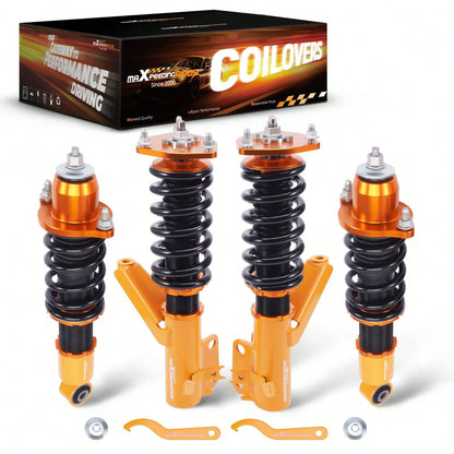 MAXPEEDINGRODS Coilover Spring & Shock Assembly Kit For Hon Da Civic EM2 01-05 Twin-Tube 02-06
