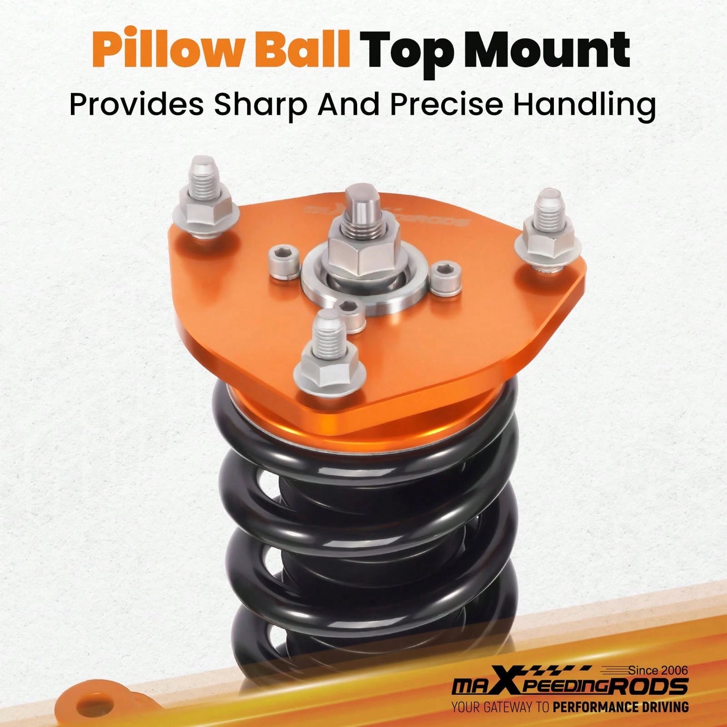 MAXPEEDINGRODS Coilover Spring & Shock Assembly Kit For Hon Da Civic EM2 01-05 Twin-Tube 02-06
