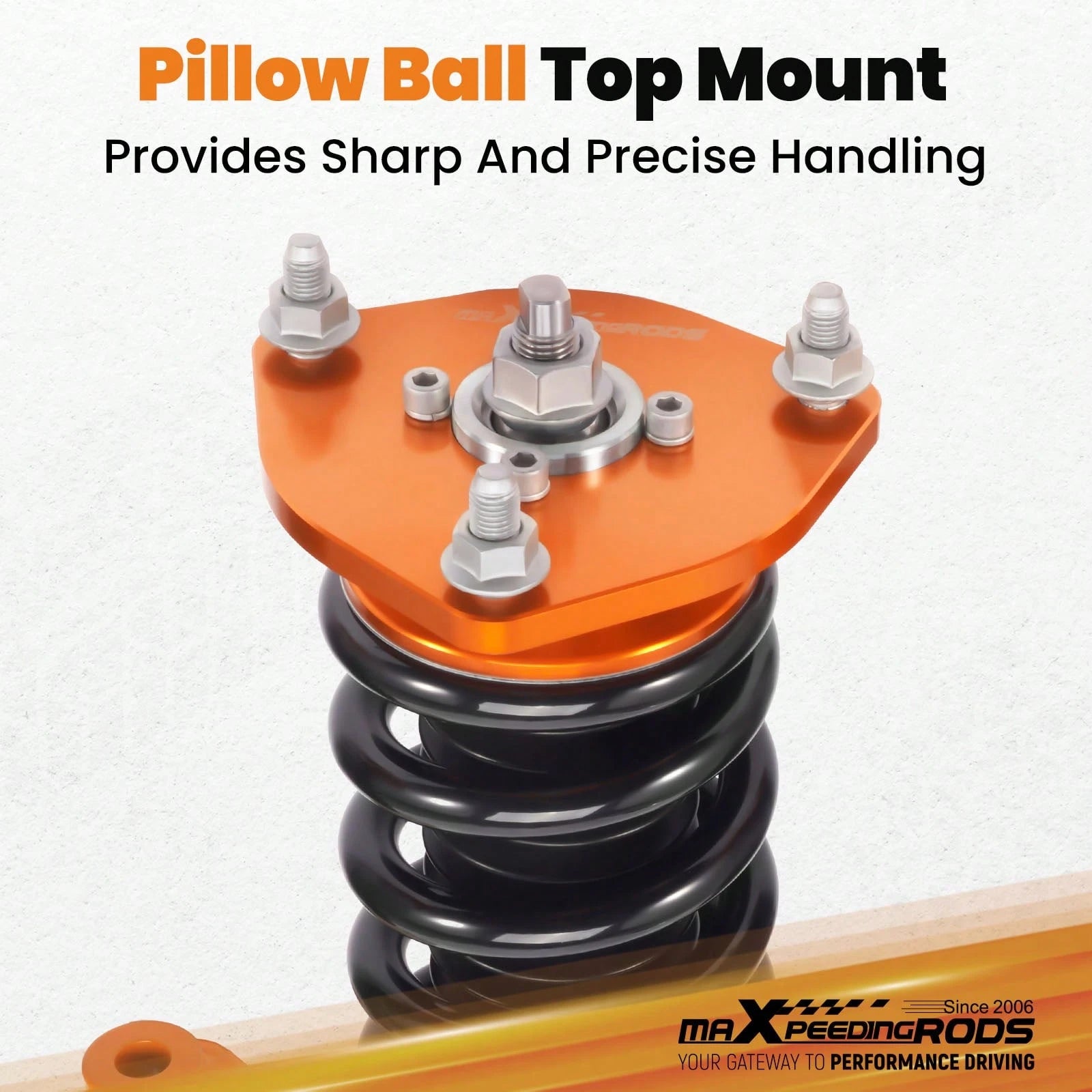MAXPEEDINGRODS Coilover Spring & Shock Assembly Kit For Hon Da Civic EM2 01-05 Twin-Tube 02-06