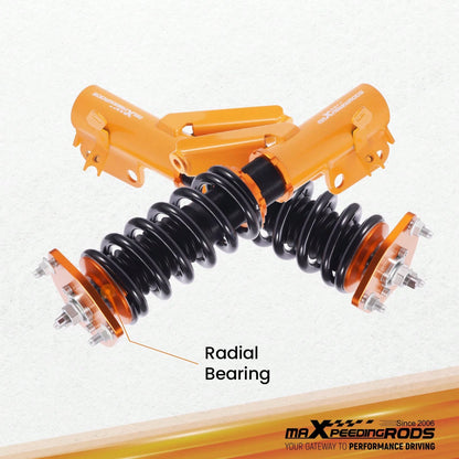 MAXPEEDINGRODS Coilover Spring & Shock Assembly Kit For Hon Da Civic EM2 01-05 Twin-Tube 02-06