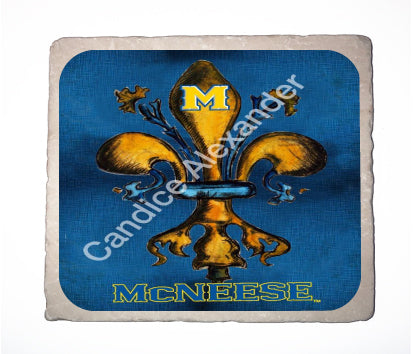 McNeese Blue and Gold No Cap