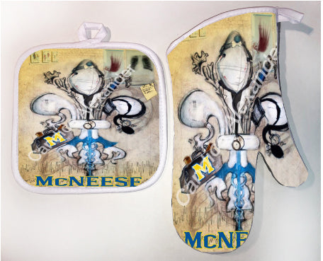 Pot Holder & Oven Mitt Set