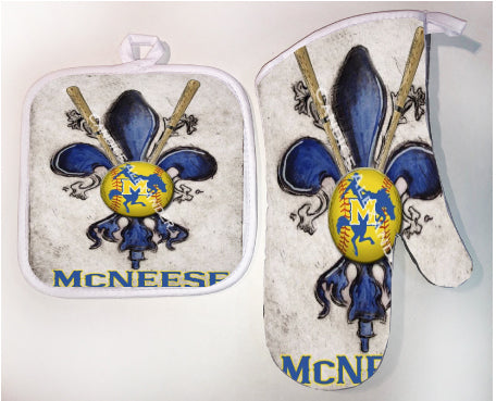 Pot Holder & Oven Mitt Set
