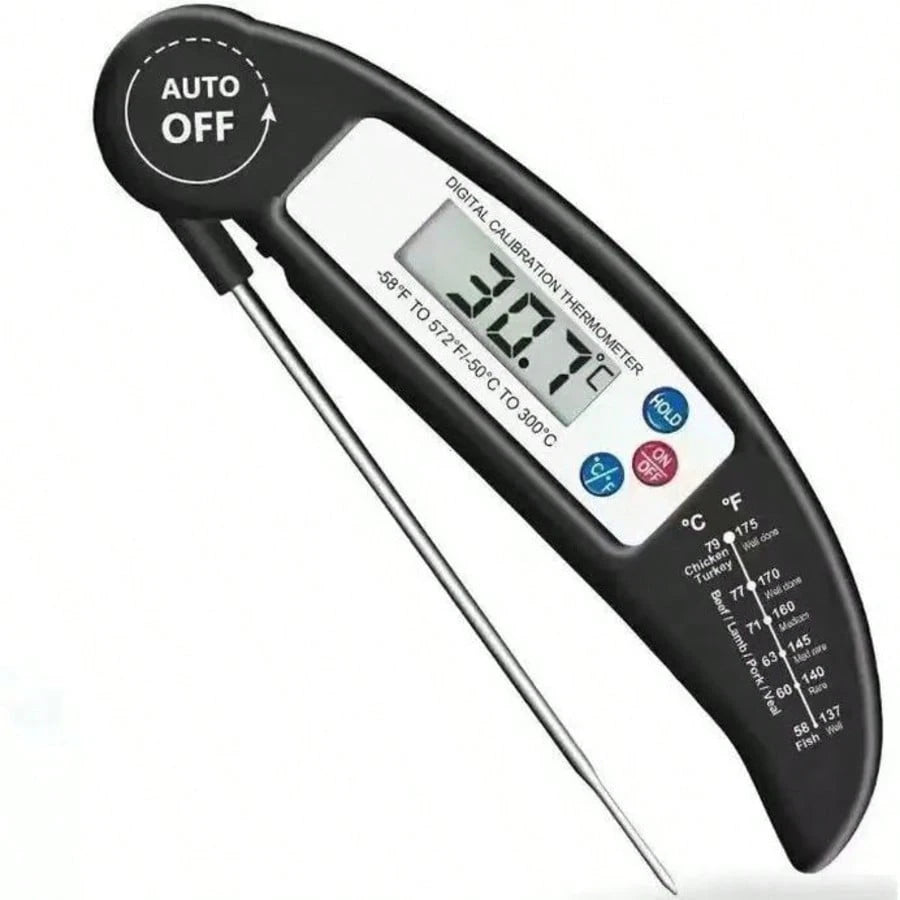 Meat Thermometer Digital, Instant Read Meat ThermometerI For Grill And Cooking, Waterproof Food Thermometer For Kitchen And Outside, BBQ, Turkey, Candy, Liquids, Beef