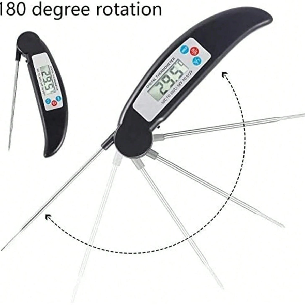 Meat Thermometer Digital, Instant Read Meat ThermometerI For Grill And Cooking, Waterproof Food Thermometer For Kitchen And Outside, BBQ, Turkey, Candy, Liquids, Beef