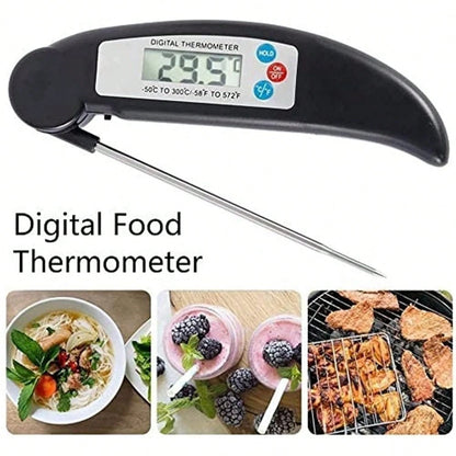 Meat Thermometer Digital, Instant Read Meat ThermometerI For Grill And Cooking, Waterproof Food Thermometer For Kitchen And Outside, BBQ, Turkey, Candy, Liquids, Beef