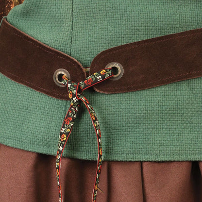 Forest Gown - Embroidered belt