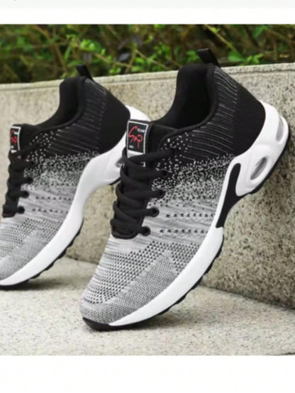 Men's Breathable Mesh Running Shoes,Casual Lightweight Sneakers For Walking,Hiking, Outdoor Activities,Fashion Versatile Comfortable Shoes,Plus Size