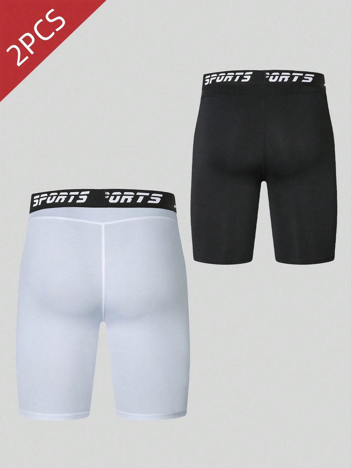 Men's Compression Quick Dry Sports Running Training Tight Shorts Underwear, Moisture Wicking Elastic Fitness Shorts