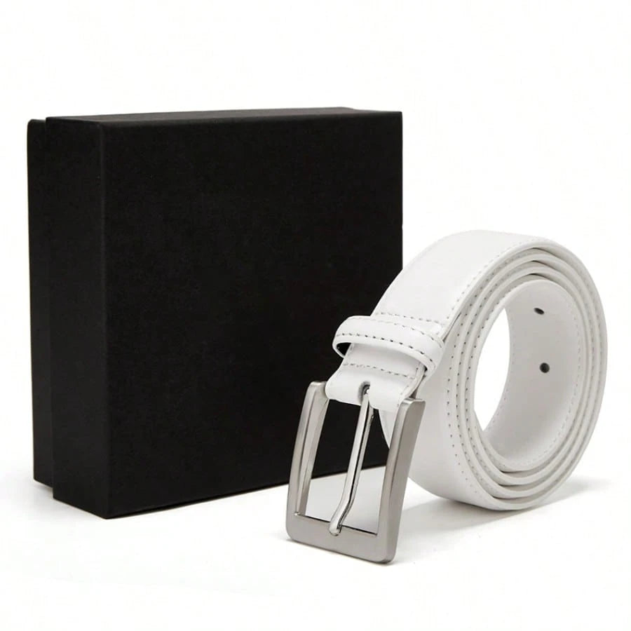 Men's Genuine Leather Dress Belts,Handmade,Adjustable,Durable,Suitable For Work, Business, And Leisure,With A Gift Box