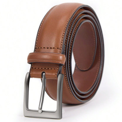 Men's Genuine Leather Dress Belts,Handmade,Adjustable,Durable,Suitable For Work, Business, And Leisure,With A Gift Box