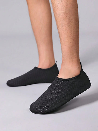 Men's Light-Weight Slip-On Water Shoes For Hiking, Swimming, Traveling, Surfing, Beach, Yoga, Indoor Gym, Running