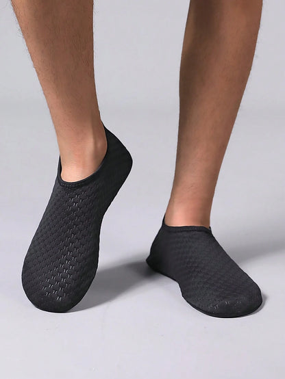 Men's Light-Weight Slip-On Water Shoes For Hiking, Swimming, Traveling, Surfing, Beach, Yoga, Indoor Gym, Running