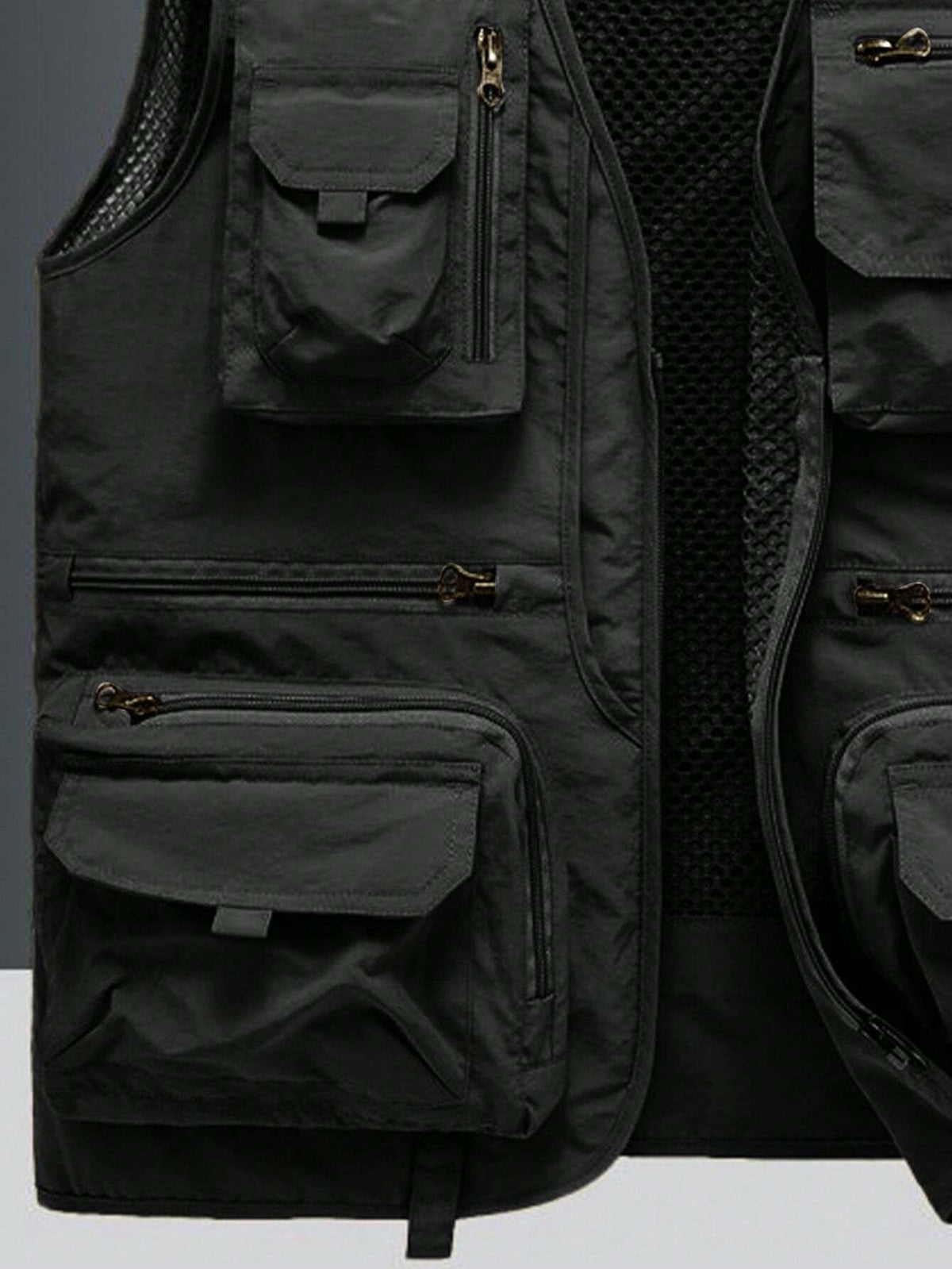 Men's Outdoor Casual Vest With Multiple Pockets, Lightweight Sleeveless Jacket For Spring Autumn, Suitable For Fishing, Photography