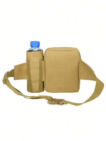 Men's Waist Bag, Waterproof Nylon Hiking Water Bottle Bag, Phone Pouch, Men's Outdoor Sports Waist Bag Chest Bag, Hunting Waist Pack, Durable Travel Waist Bag, Men's Bag, Men's Gift, Christmas, Winter