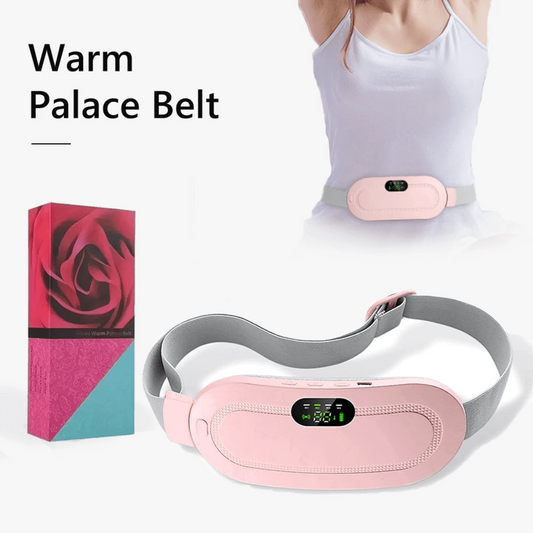 Menstrual Heating Pad, Period Heating Pad, Cramp Relief, Women's Electric Heating Waist Belt, Heat Therapy, Rechargeable, Abdominal Heating Pad, Valentine's Day Gift, Women & Girls Heated Massage Abdo