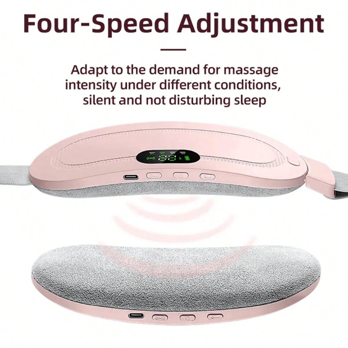 Menstrual Heating Pad, Period Heating Pad, Cramp Relief, Women's Electric Heating Waist Belt, Heat Therapy, Rechargeable, Abdominal Heating Pad, Valentine's Day Gift, Women & Girls Heated Massage Abdo
