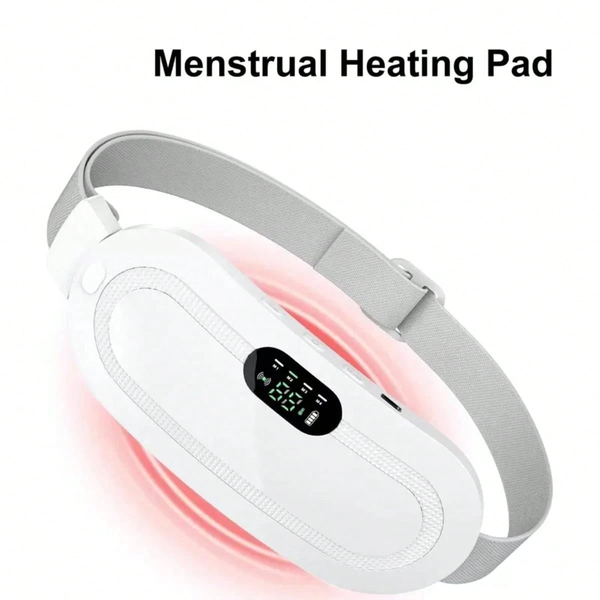 Menstrual Heating Pad, Period Heating Pad, Cramp Relief, Women's Electric Heating Waist Belt, Heat Therapy, Rechargeable, Abdominal Heating Pad, Valentine's Day Gift, Women & Girls Heated Massage Abdo