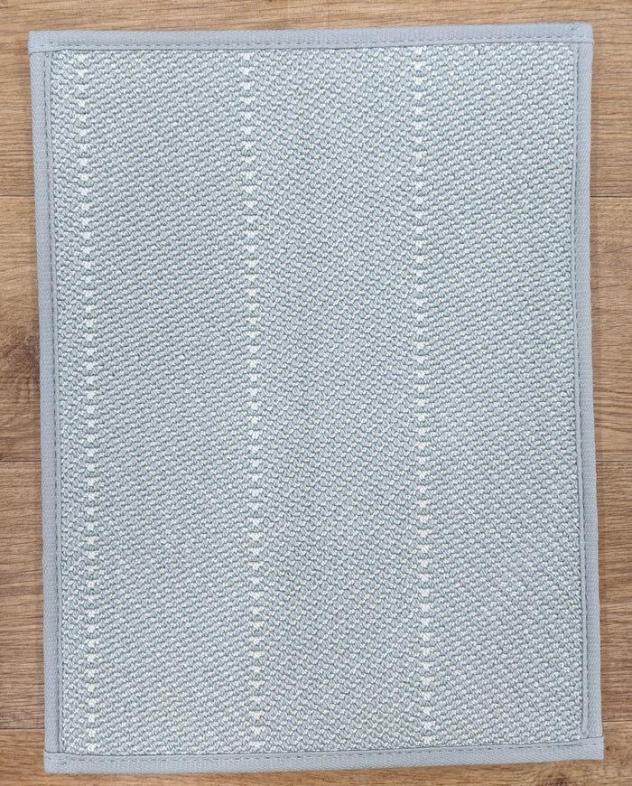 Prestige Mills Stair Treads Middleton 10 Aqua Lt Blue Stair Treads 27in x 9in and Matching Rugs