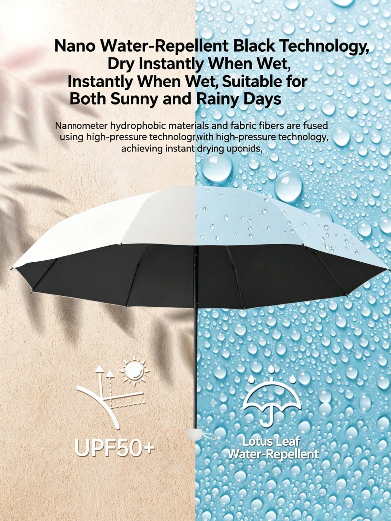 Mini Capsule Portable Sun Umbrella For Women, Ultralight Foldable UV Block Sunshade Perfect For Travel Commute Outdoor