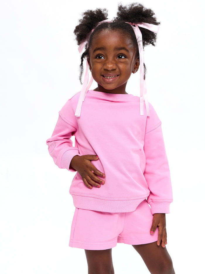 Mini Cloud Pullover - Pink Sugar