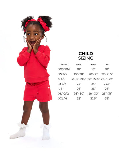 Mini Cloud Short - Salsa Red