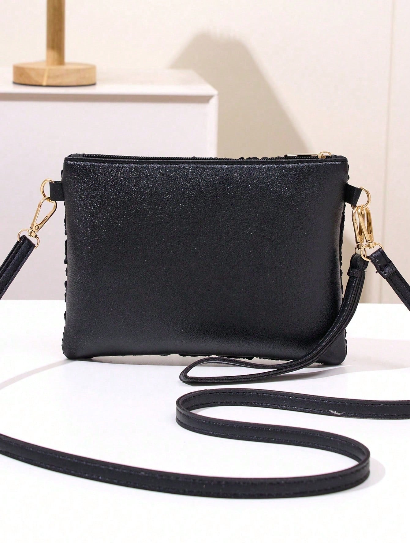 Mini Hollow Floral Woven Beach Bag, Wristlet, Coin Purse, Shoulder Bag, Women's New Multi-Function Compact Unique Square Shoulder Bag