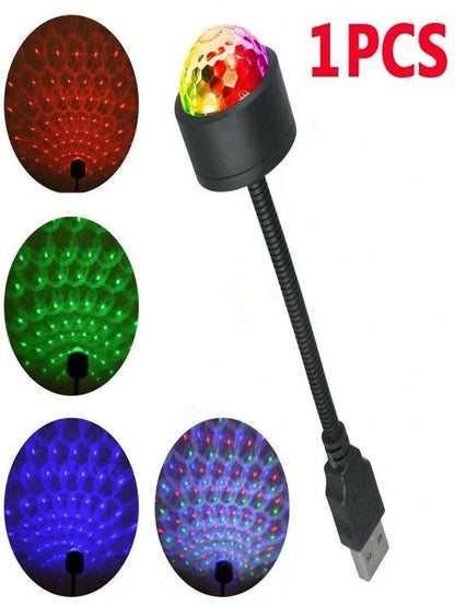 Mini LED Car Roof Star Night Light Projector Atmosphere Galaxy Lamp USB Decorative Adjustable For Auto Roof Room Ceiling Decor