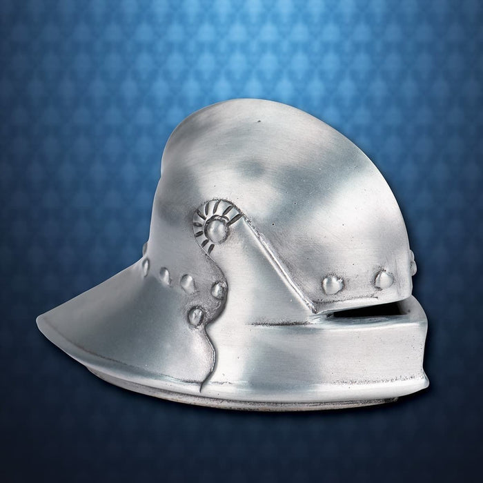 Mini Metal Horseman's  Sallet Helmet