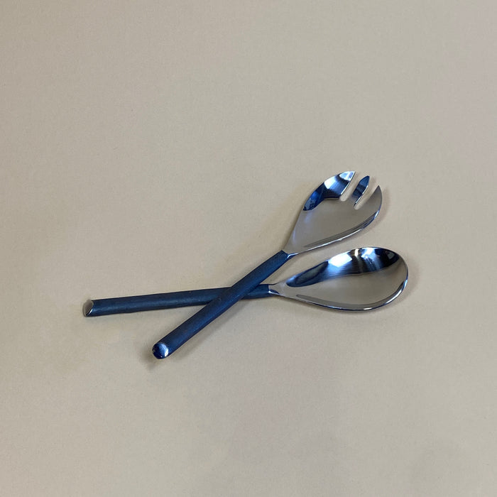 Mini Tearshaped Burnished Salad Server