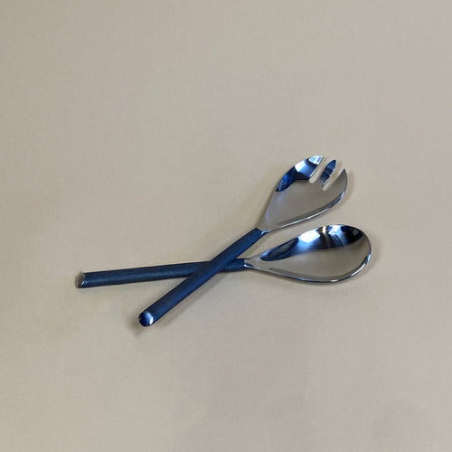 Mini Tearshaped Burnished Salad Server