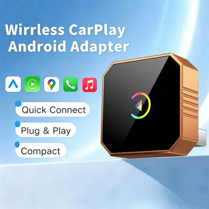 Mini Wireless CarPlay Adapter, Wireless CarPlay & Android Fast Connection, Compatible With Apple And Android Systems, Plug And Play, Low-Latency Wired-To-Wireless CarPlay Conversion, Compatible With M
