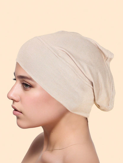 Minimalist Casual Comfortable Solid Color Viscose Pullover Beanie