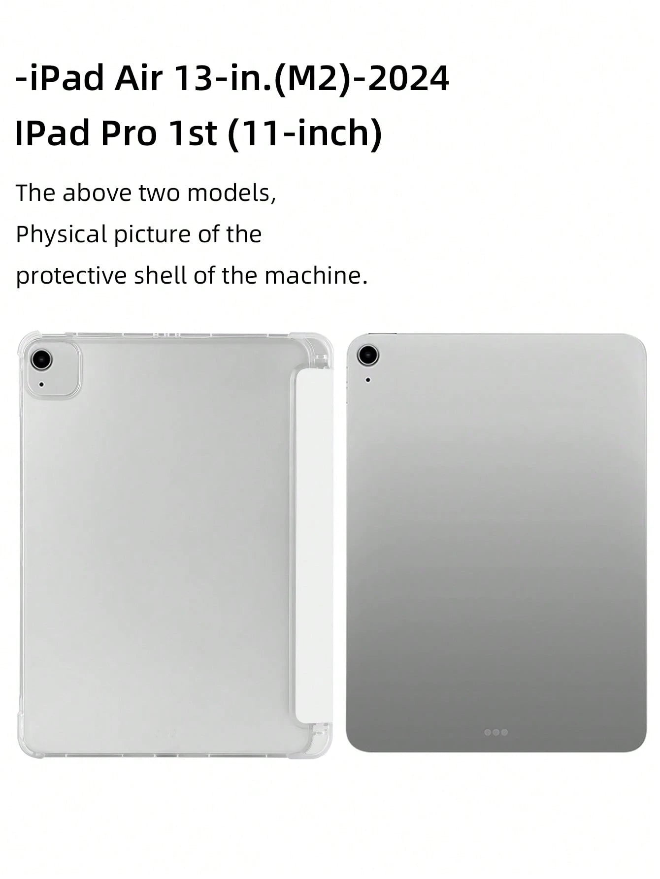 Minimalist Customized Tablet Case With Pencil Slot, 3-Fold Full-Print Elegant Case Compatible With 10.2/10.5/10.9/Air4/Air5/Pro11/Air 11/Mini6/Mini7/9.7/Tab A8, Magnetic Sleep/Wake, Personalized Gift