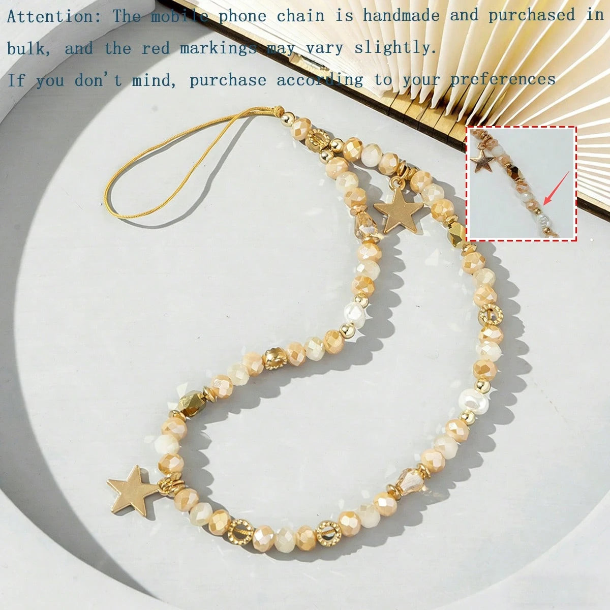 Minimalist Star Element 1pc Colorful Five-Pointed Star Pendant Phone Chain Fashionable Phone Case Charm Minimalist Phone Lanyard Spring Gift Party