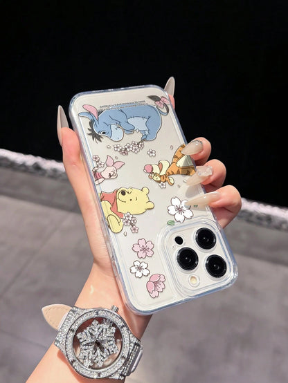 Miniso Disney Winnie The Pooh Full Coverage Phone Case Compatible With IPhone 17 Pro Max, 17, 16 Pro Max, 15 Pro Max, 16 Pro Max, 14, 13, 12, 11, 14 Pro, 15 Plus, 12 Pro, 16 Plus, XS, 14 Pro Max, 13 P