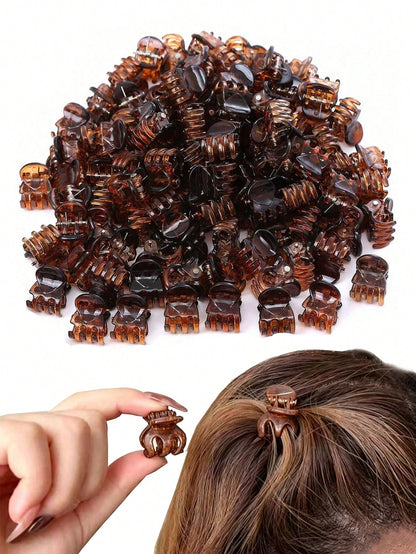 Mixed Color Mini Hair Clips, Suitable For Women's Hairstyles And Decorative Hair Accessories, Strong Grip, Can Fix Bangs. This Hair Accessory Is Suitable For Daily Wear And Is A Must-Have Item For Gir