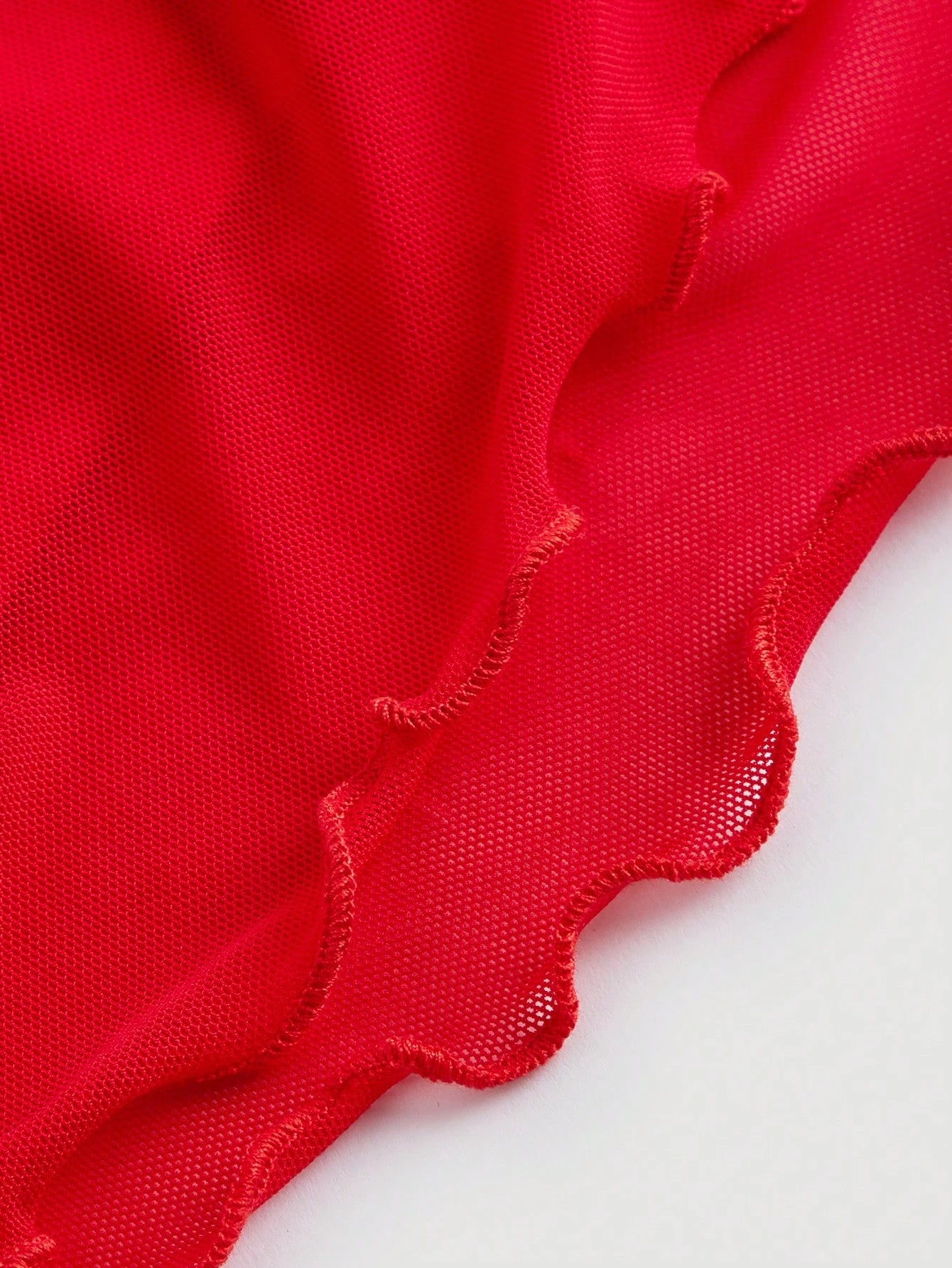 MOD Elegant Sexy Red Summer Party Night Out Date Night Dress For Women,Cowl Neck Ruched Bodycon Gown,Sleeveless Mesh Panel Chiffon Midi Dress,Wedding
