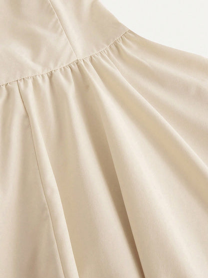 MOD Pink Romantic Backless Bowknot Dress, Suitable For Dates, Parties, Holidays, Tea Parties, Birthday Occasions