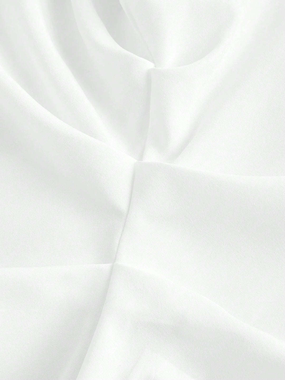 MOD White Long Sleeve Shirt With Waist Cincher Slim Fit Casual Elegant Business Casual Office Work Autumn Long Blouse Fall Shirts V Neck Back To School