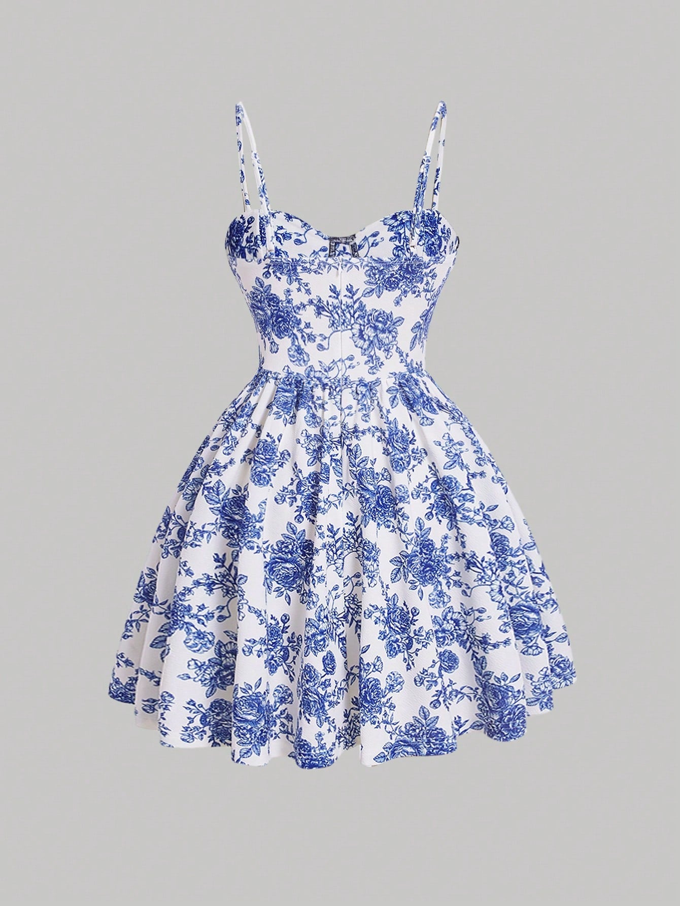 MOD Women's Floral Printed Spaghetti Strap Dress,Summer Dresses For Women,Pastel Dresses For Women