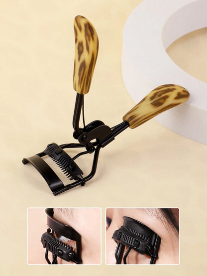 MONKIDS 1pc Portable Eyelash Curler With Silicone Pad, 1pc Black Eyelash Curler With Comb, Long-Lasting Shaping, Eyelash Lifting, Big Eyes, Suitable For Daily Makeup Eyelash Curling,Makeup,Cheap,Room