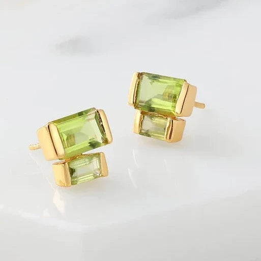 Montanna Stud - Peridot