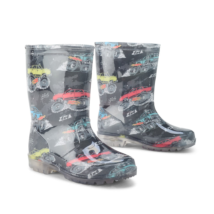 121918-04-MOTEUR-02-MOTEUR-Junior Kids Rain Boots and Rainwear-Yellow-Yellow Shoes