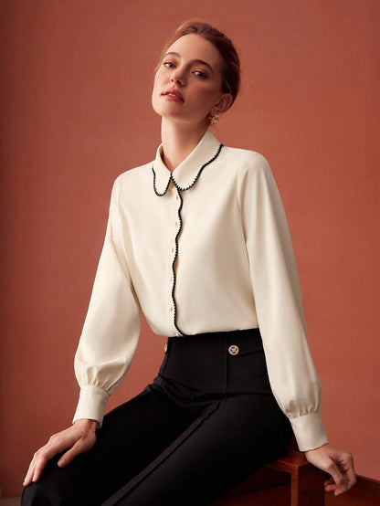 MOTF PREMIUM CONTRAST STITCH SHIRT
